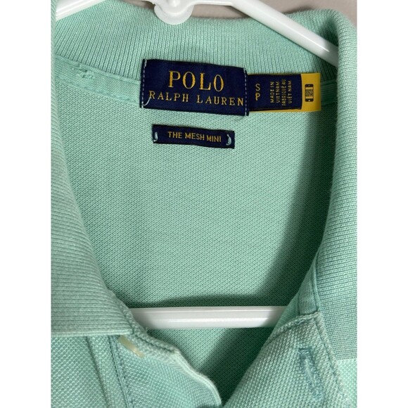 Polo Ralph Lauren The Mesh Mini Shirt Dress Size Small - Picture 4 of 6